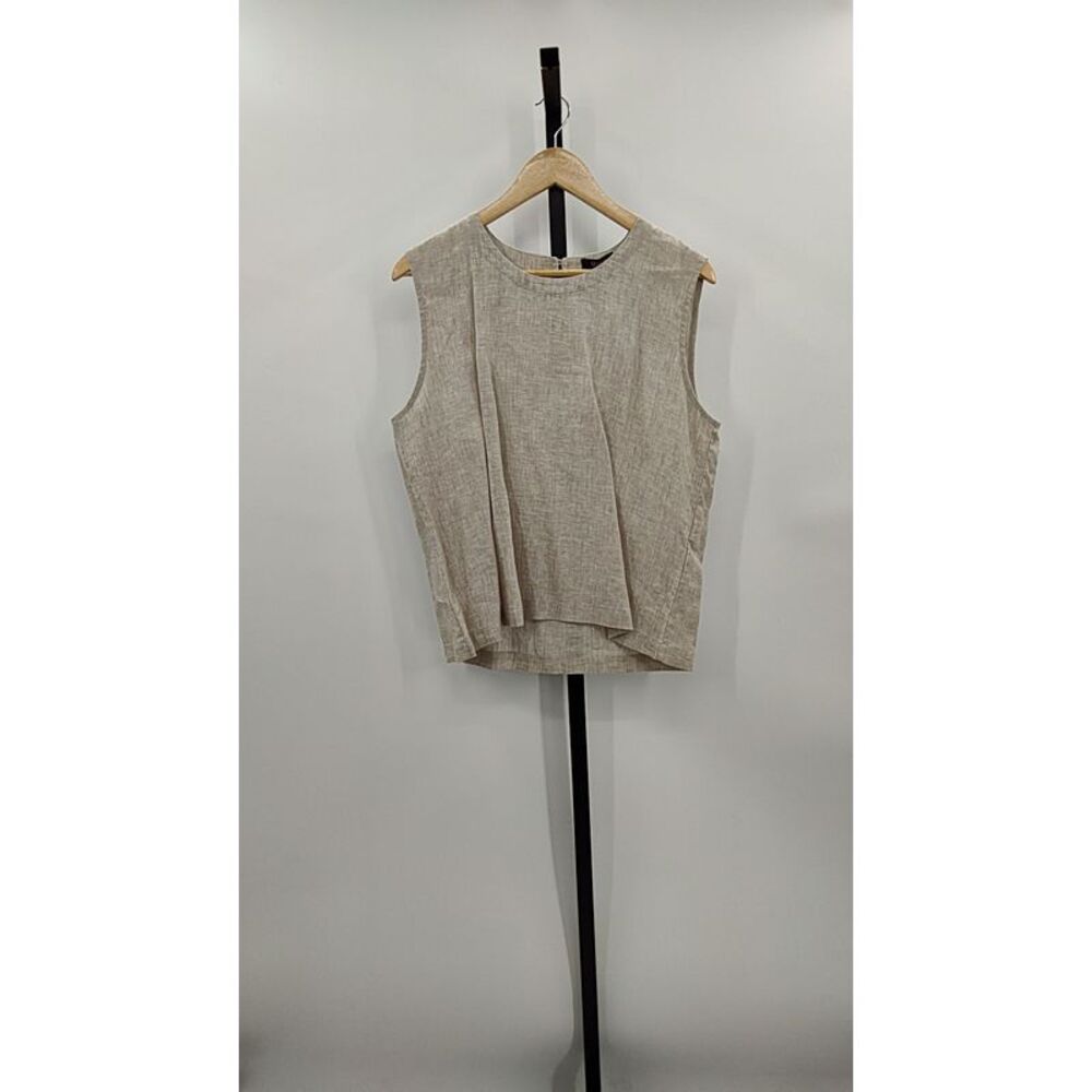 Quince Beige Sleeveless Top